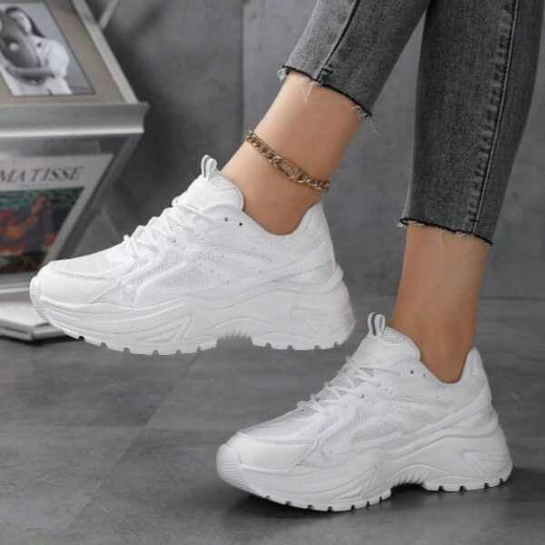 Women's Chunky Sneakers – Breathable & Lightweight Walking Shoes