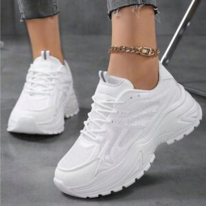 Women's Chunky Sneakers – Breathable & Lightweight Walking Shoes